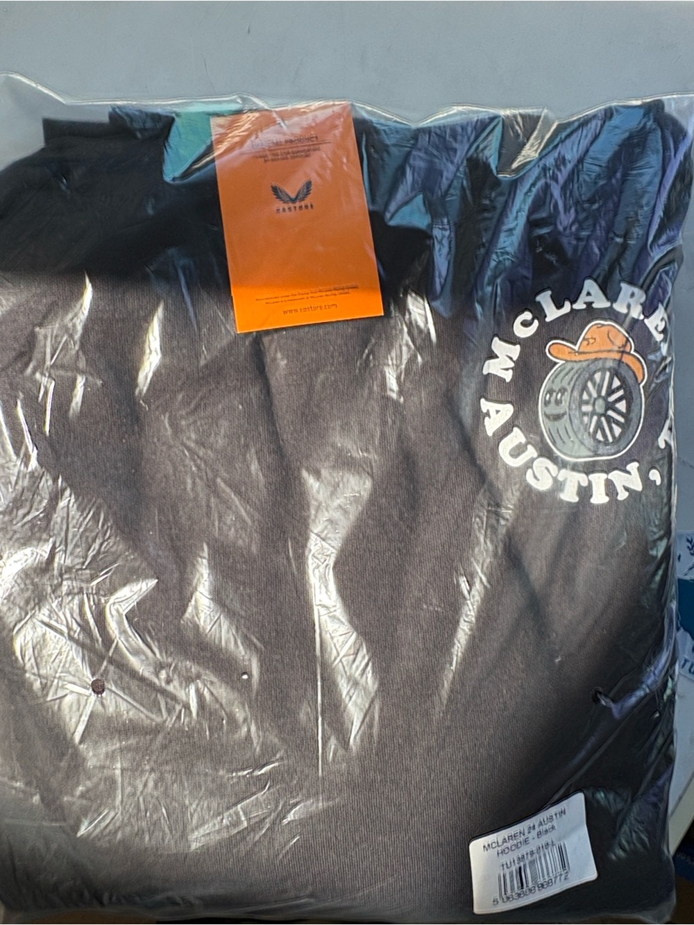 McLaren F1 Austin 2024 Castore Hoodie L Black Men's